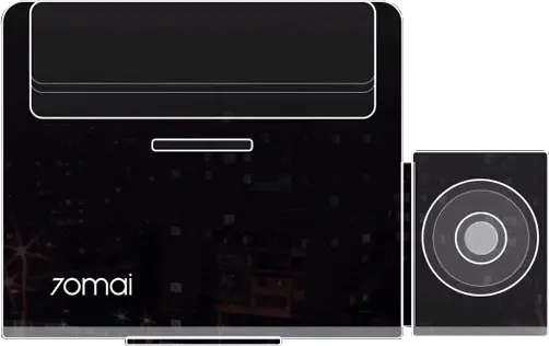Четкая ночная съемка Xiaomi 70mai Dash Cam Lite