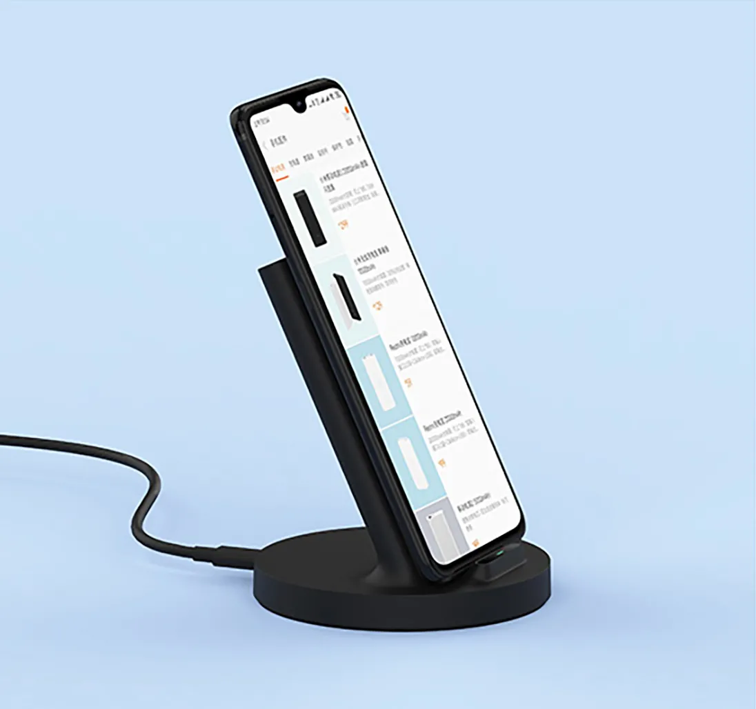 Вертикальное беспроводное зарядное устройство Xiaomi Wireless Charging Stand 20W